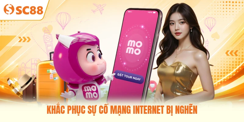 Khắc phục sự cố mạng internet bị nghẽn